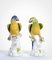 Porcelain Parrots Statues, Set of 2 1