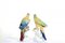 Papageien-Statuen aus Porzellan, 2er Set 5