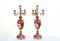 Candelabros de porcelana con motivos florales al estilo de Sevres. Juego de 2, Imagen 6