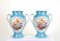 French Porcelain Floral Urn Vases in the Style of Sevres, Set of 2 15
