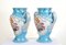 Vasi in stile urna floreale in porcellana, Francia, set di 2, Immagine 14