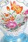 Jarrones franceses de porcelana con flores estilo Sevres. Juego de 2, Imagen 17