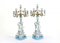 Bisque Porcelain Cherubs Candelabras in the Style of Sevres, Set of 2 1