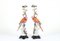 French Porcelain Parrot Statues, Set of 2, Image 1