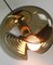 Lampada Wave vintage in vetro fumé di Peill & Putzler, Immagine 11