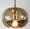 Vintage Wave Hanging Lamp in Smoke Glass from Peill and Putzler, Image 8