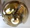 Vintage The Wave Rookglas Ceiling Light from Peill & Putzler, Image 2