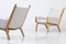 GE-501 Lounge Chairs by Hans J. Wegner for Getama, Set of 2 4