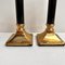 Vintage French Candleholders in Gilt Brass, 1970s, Set of 2, Image 6