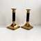 Vintage French Candleholders in Gilt Brass, 1970s, Set of 2 4