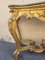 Consola estilo Luis XV de madera dorada, siglo XIX, Imagen 2