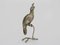 Scultura di cacatua o pappagallo in bronzo placcato in argento, anni '50, Immagine 3