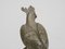 Escultura de cacatúa o loro de bronce plateado, años 50, Imagen 6