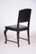 Black Dining Chairs attributed to Otto Prutscher, 1890s, Set of 6 3