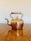 Small George III Copper Kettle, 1800s 3
