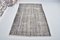 Tapis Anatolian Rustique à Poils Ras avec Décor Gris 1