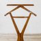 Wooden Valet Stand on Wheels by Ico Parisi for Fratelli Reguitti, 1950s 5