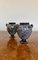 Small Antique Doulton Vases, 1880s, Set of 2 2