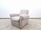 Fauteuil en Cuir Gris de Baxter, Italie 1