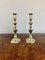 Victorian Brass Candlesticks, 1860s, Set of 2 3