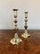 Victorian Brass Candlesticks, 1860s, Set of 2 2