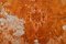 Türkischer handgemachter Home Art Teppich in warmem Orange 7