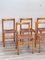 Wooden Chairs and Leather from Ibisco Brand, 1970s, Set of 7 4