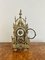 Victorian Ornate Brass Mantle Clock, 1880s 2