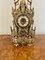 Victorian Ornate Brass Mantle Clock, 1880s 9