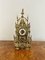 Victorian Ornate Brass Mantle Clock, 1880s 1