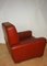 Art Deco Leather Armchair, 1960s 9