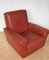 Art Deco Leather Armchair, 1960s 3