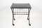 Leather and Ceramic Serving Cart by Jacques Adnet, 1950s 6