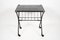 Leather and Ceramic Serving Cart by Jacques Adnet, 1950s, Image 6