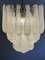 Italian 41-Petal Murano Glass Chandelier from Mazzega, 1980s, Image 4