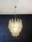 Lámpara de araña italiana de cristal de Murano de 41 pétalos de Mazzega, años 80, Imagen 2