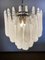 Lámpara de araña italiana de cristal de Murano de 41 pétalos de Mazzega, años 80, Imagen 3
