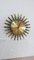 Brass Sunburst Wall Clock from Atlanta Electric, Germany, 1960s, Image 12