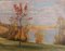 René Martin, Paysage d'automne et vue sur le lac, 1930, óleo sobre lienzo, Imagen 1