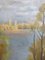 René Martin, Paysage d'automne et vue sur le lac, 1930, Olio su tela, Immagine 5