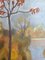 René Martin, Paysage d'automne et vue sur le lac, 1930, Olio su tela, Immagine 4