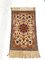 Isfahan Hand-Tied Silk Wall Rug with Flowers and Bird Decor, Image 1