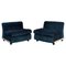 Blue Amanta Lounge Chairs by Mario Bellini for C&B Italia, 1970s, Set of 2 1