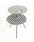 Tavolfiore Side Table in Grey and Houndstood Pattern by Tokyostory Creative Bureau 4
