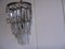 Art Deco Wall Lamp with Crystals, 1930s 4