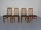 Chaises de Salle à Manger en Teck par Kai Kristiansen pour Schou Andersen, 1960s, Set de 4 1