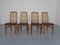 Teak Dining Chairs by Kai Kristiansen for Schou Andersen, 1960s, Set of 4, Image 1