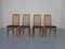 Teak Dining Chairs by Kai Kristiansen for Schou Andersen, 1960s, Set of 4, Image 15
