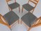Danish Teak Dining Chairs by Korup Stolefabrik, 1970s, Set of 4 12