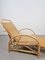 Sedia a sdraio vintage allungabile in vimini, 1960, Immagine 18